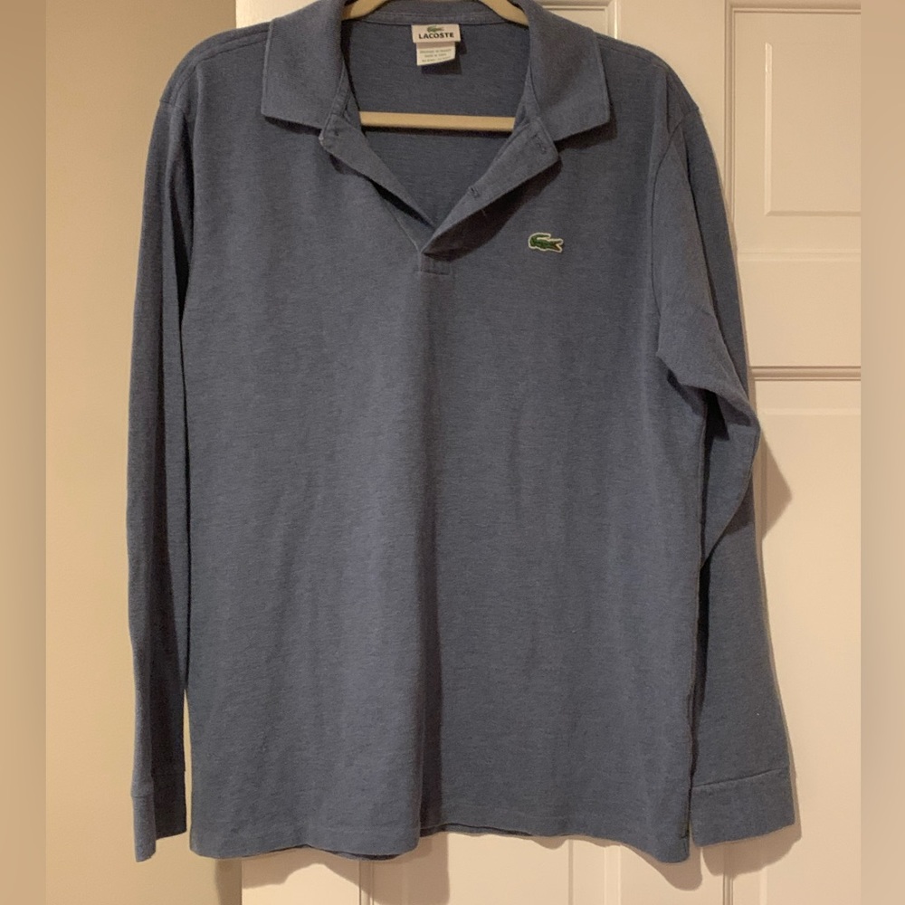 Blue Lacoste Shirt